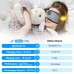 Sleep Eye Mask with Bluetooth Headphones - Bluetooth 5.0 Sleeping Headphones for Men Women Travel Yoga Nap Ultra Thin Stereo Speakers for Side Sleepers Ideal Christmas Stocking Stuffers Gifts